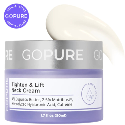 GOPURE Neck Cream Tighten & Lift Firming Cream for Crepey Skin
